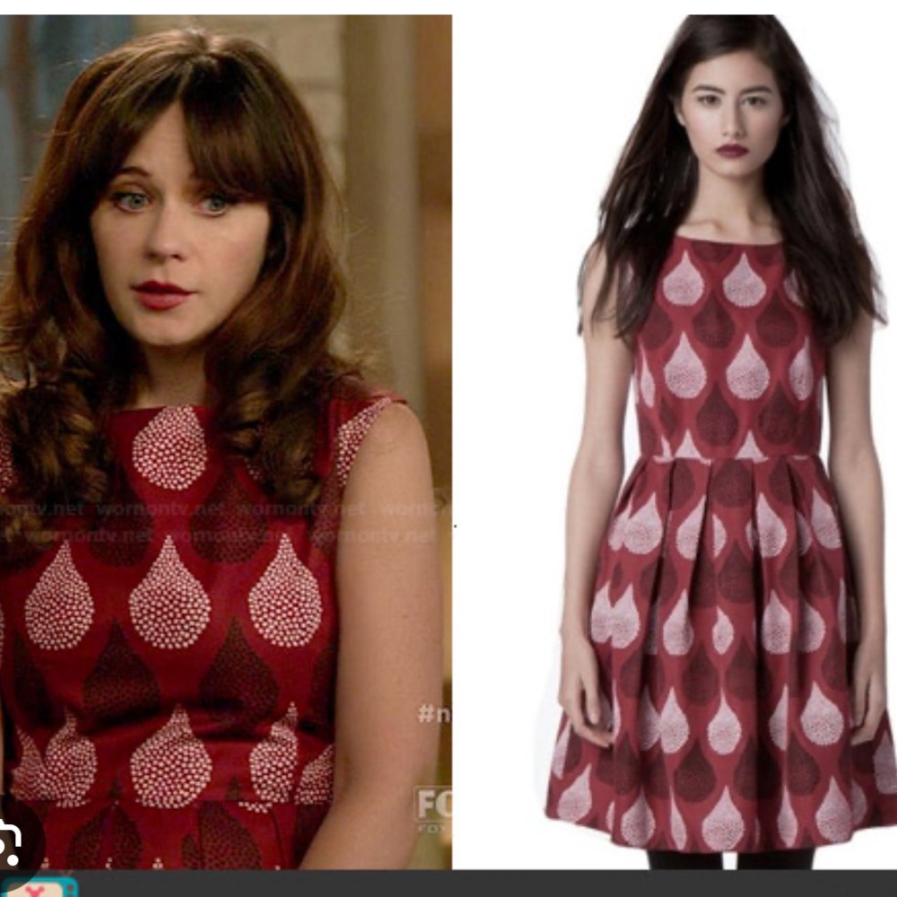 Rare Dear Creatures Tear Drop Dress ASO Zooey Deschanel XS